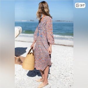 Emerson Fry Heirloom Dress Wednesday Flower Blues